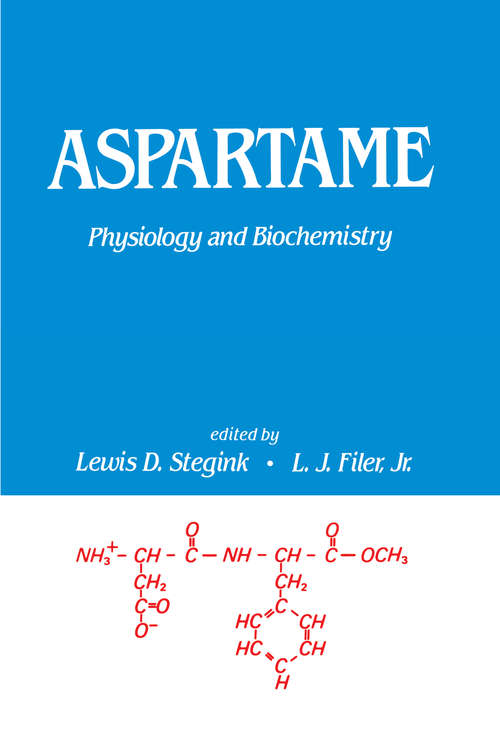 Book cover of Aspartame: Physiology and Biochemistry