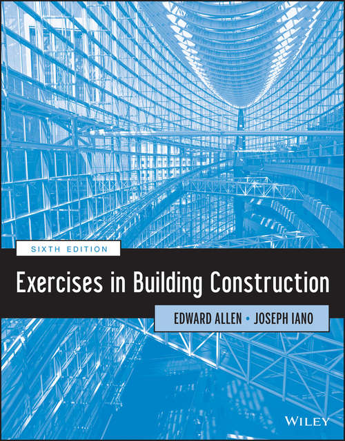 Book cover of Exercises in Building Construction (6)