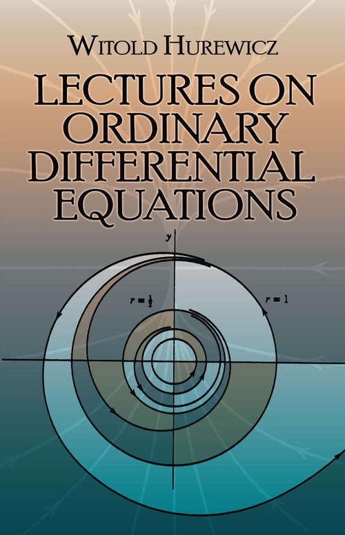 Book cover of Lectures on Ordinary Differential Equations (Dover Books on Mathematics)