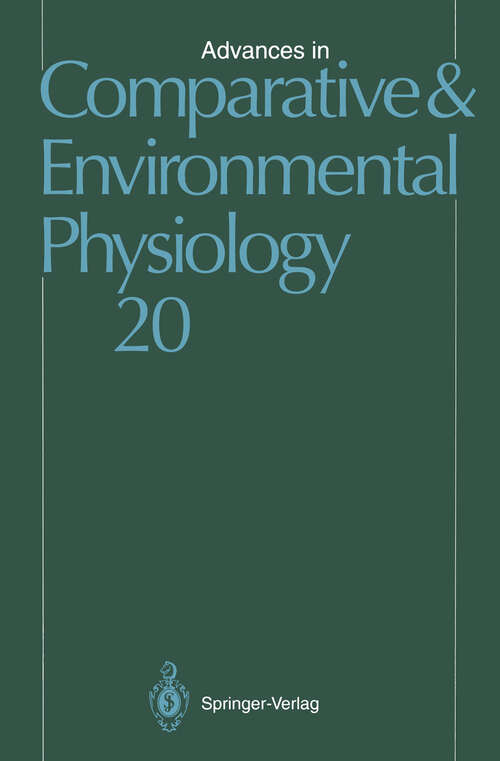 Book cover of Advances in Comparative and Environmental Physiology: Volume 20 (1994) (Advances in Comparative and Environmental Physiology #20)