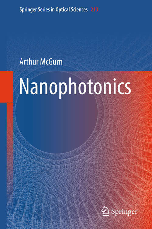 Book cover of Nanophotonics (Springer Series in Optical Sciences #213)