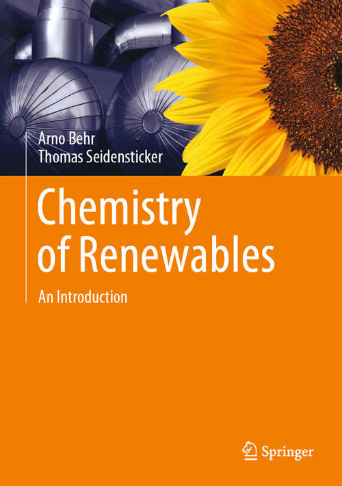 Book cover of Chemistry of Renewables: An Introduction (1st ed. 2020)