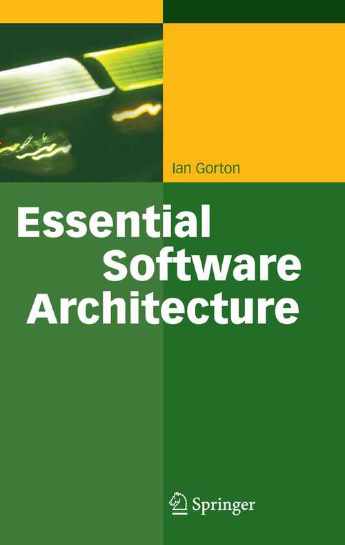 Book cover of Essential Software Architecture (2006)