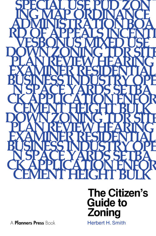 Book cover of Citizen's Guide to Zoning