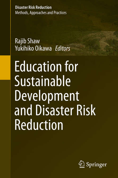 Book cover of Education for Sustainable Development and Disaster Risk Reduction (2014) (Disaster Risk Reduction)
