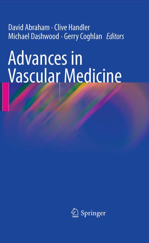 Book cover of Advances in Vascular Medicine (2010)