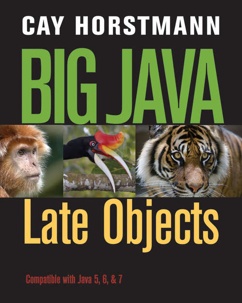 Book cover of Big Java: Late Objects