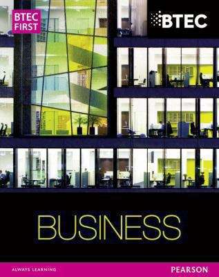 Book cover of BTEC First Business: student book (PDF)