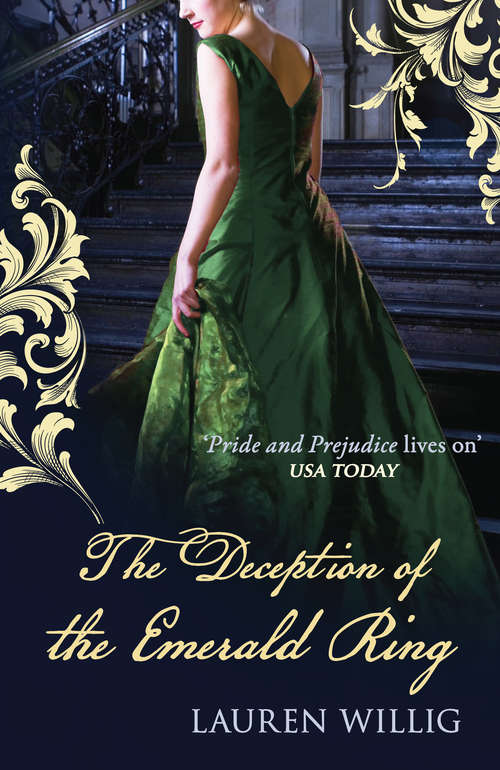 Book cover of The Deception of the Emerald Ring: The page-turning Regency romance (Pink Carnation #3)