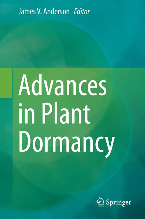 Book cover of Advances in Plant Dormancy (2015)