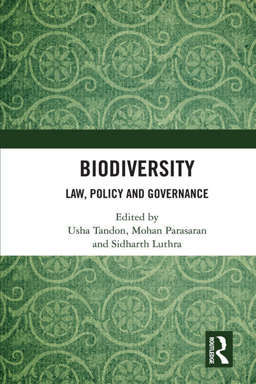 Book cover of Biodiversity: Law, Policy and Governance