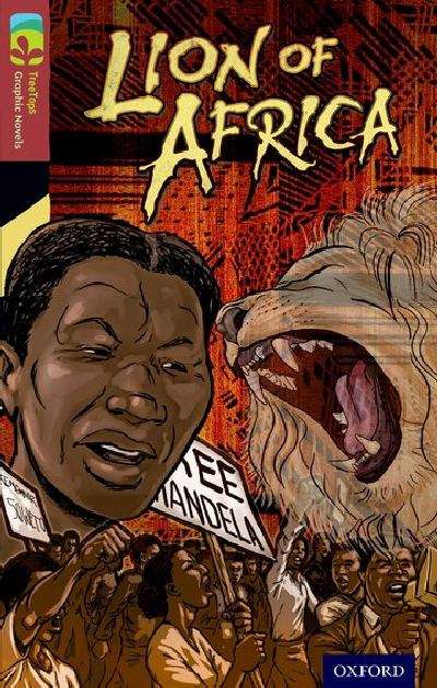 Book cover of Oxford Reading Tree, Level 15, TreeTops Graphic Novels: Lion of Africa (2014 edition) (PDF)