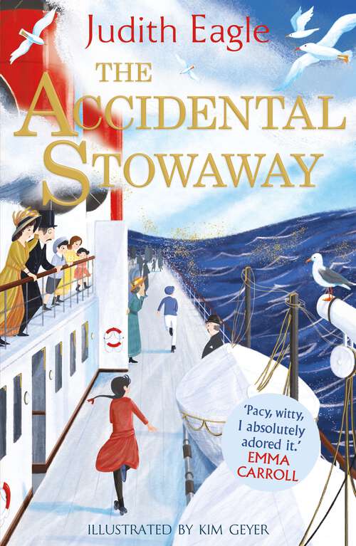 Book cover of The Accidental Stowaway: 'A rollicking, salty, breath of fresh air.’  Hilary McKay (Main)