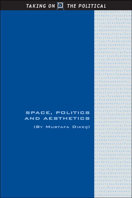 Book cover of Space, Politics and Aesthetics (Taking on the Political)
