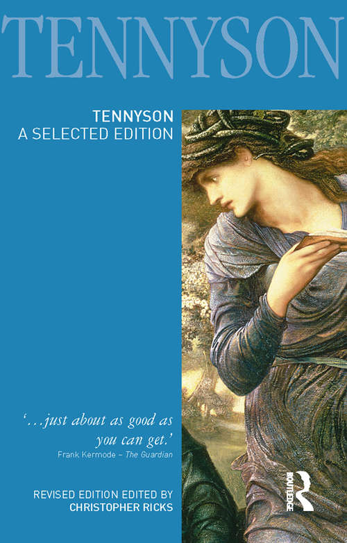 Book cover of Tennyson: A Selected Edition