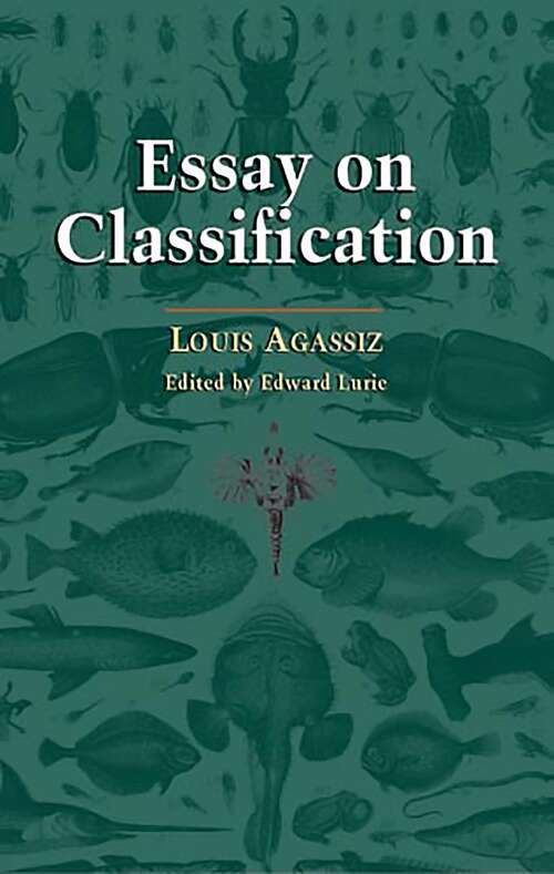 Book cover of Essay on Classification
