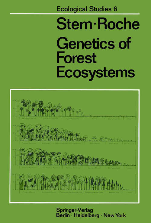 Book cover of Genetics of Forest Ecosystems (1974) (Ecological Studies #6)