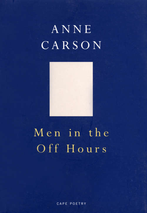 Book cover of Men In The Off Hours (Vintage Contemporaries Ser.)