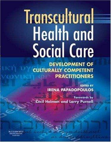 Book cover of Transcultural Health And Social Care: Development Of Culturally Competent Practitioners (PDF)