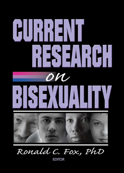 Book cover of Current Research on Bisexuality
