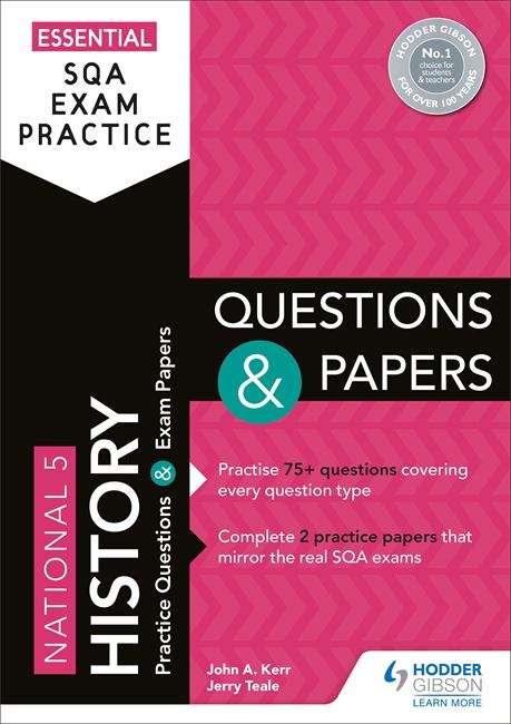 Book cover of Essential SQA Exam Practice: National 5 History Questions and Papers