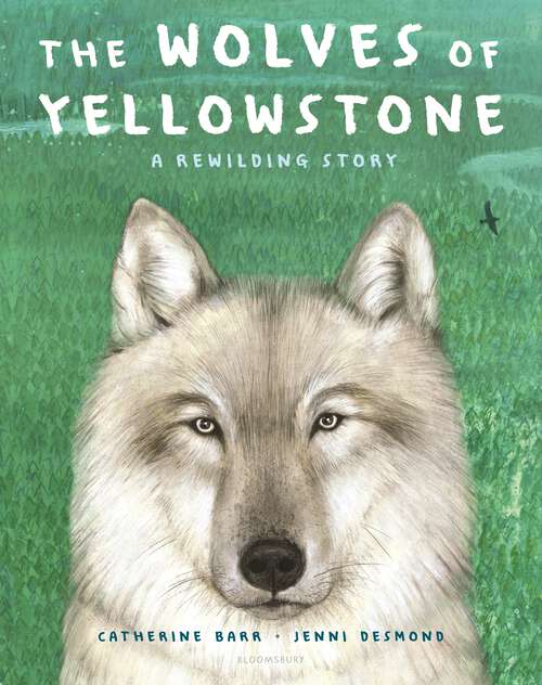 Book cover of The Wolves of Yellowstone: A Rewilding Story
