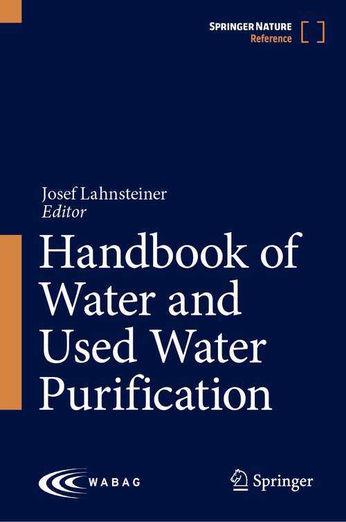 Book cover of Handbook of Water and Used Water Purification