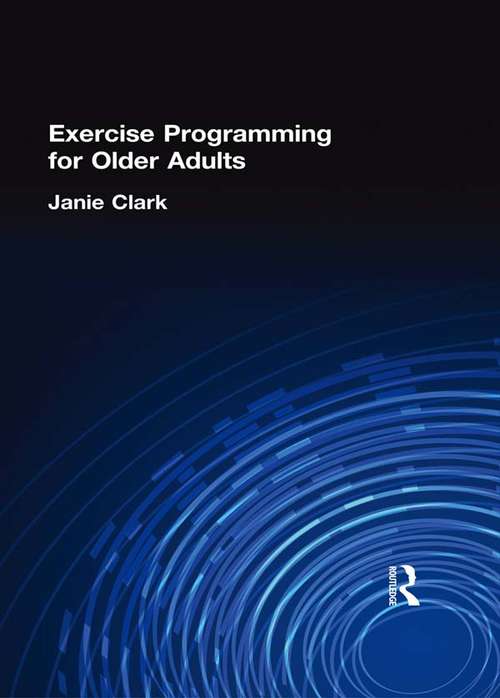 Book cover of Exercise Programming for Older Adults