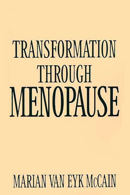 Book cover of Transformation Through Menopause