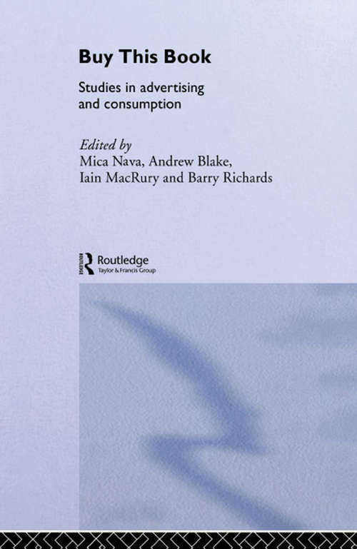 Book cover of Buy This Book: Studies in Advertising and Consumption