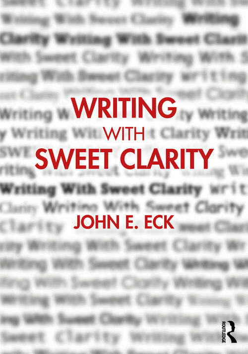 Book cover of Writing with Sweet Clarity