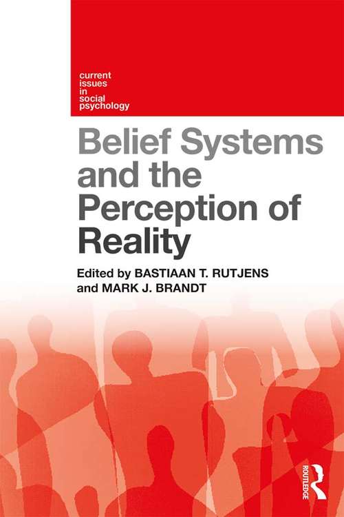 Book cover of Belief Systems and the Perception of Reality