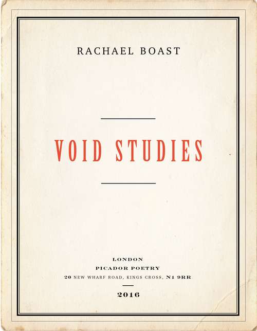 Book cover of Void Studies
