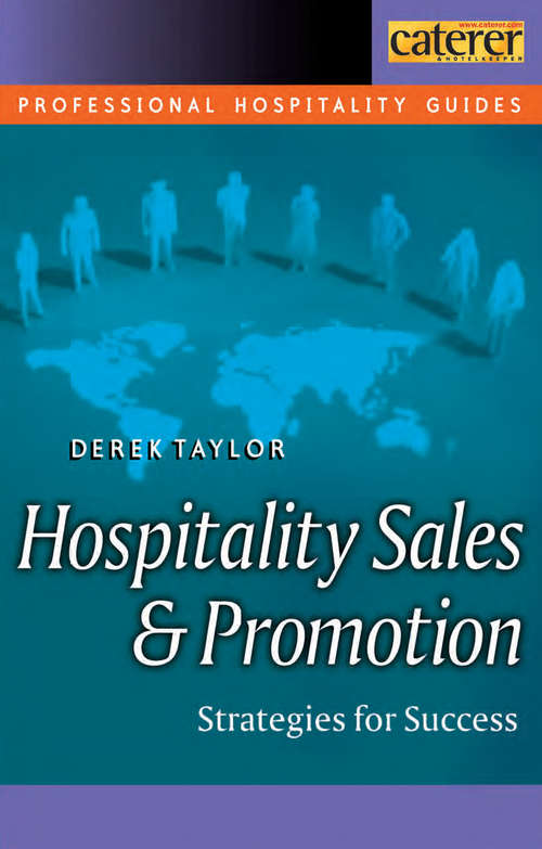 Book cover of Hospitality Sales and Promotion
