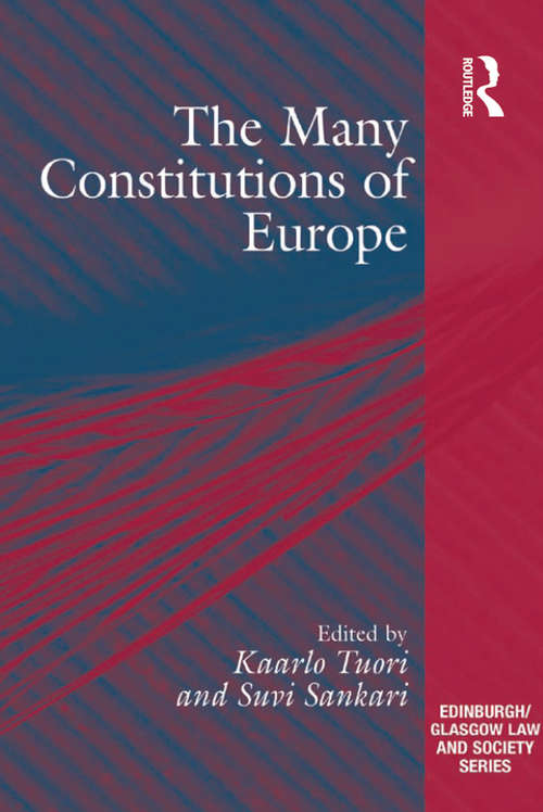 Book cover of The Many Constitutions of Europe
