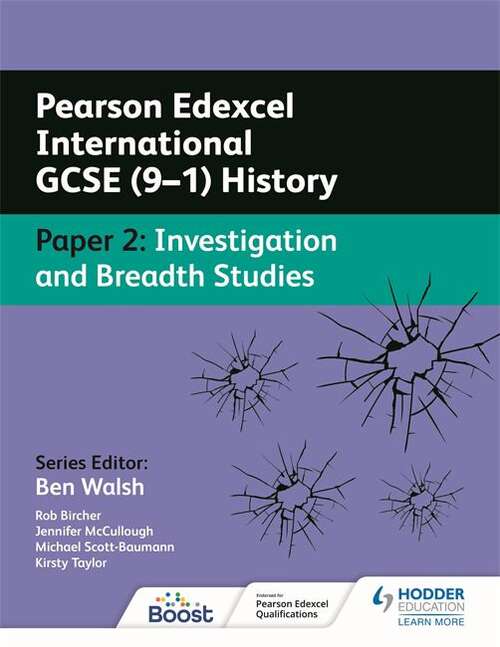 Book cover of Pearson Edexcel International GCSE (9–1) History: Paper 2 Investigation and Breadth Studies