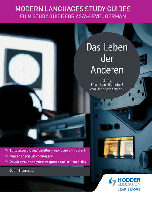 Book cover of Modern Languages Study Guides: Film Study Guide for AS/A-level German (Film and literature guides)