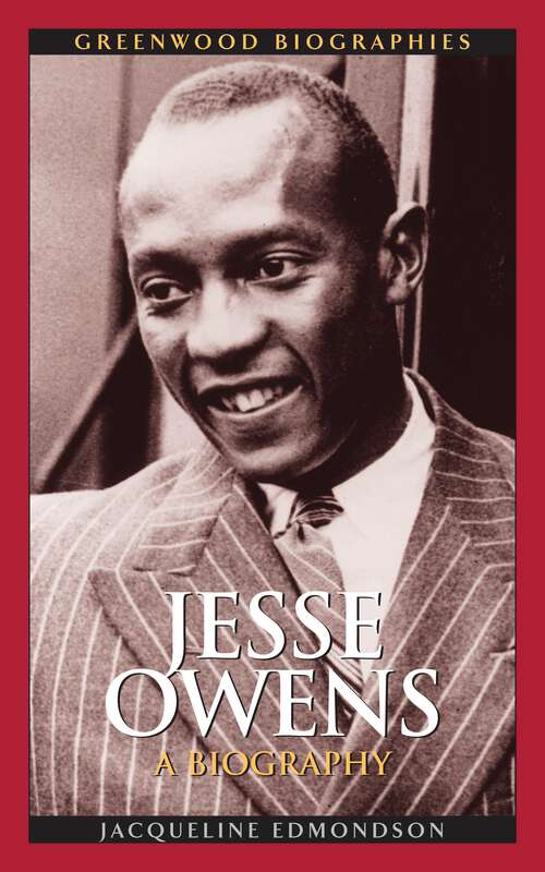 Book cover of Jesse Owens: A Biography (Greenwood Biographies)