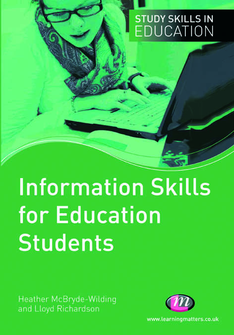 Book cover of Information Skills for Education Students (PDF)