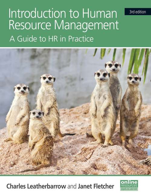 Book cover of Introduction to Human Resource Management: A Guide to HR in Practice