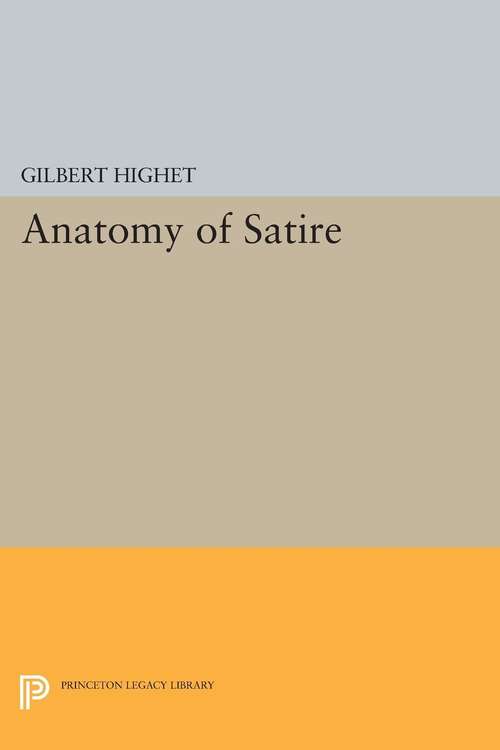 Book cover of Anatomy of Satire (PDF)