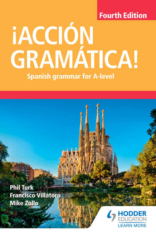 Book cover of ¡Acción Gramática! Spanish Grammar for A Level (Fourth Edition) (PDF)