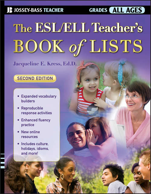 Book cover of The ESL/ELL Teacher's Book of Lists (2) (J-B Ed: Book of Lists)