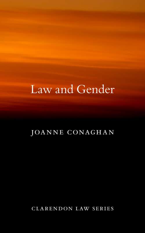 Book cover of Law and Gender (Clarendon Law Series)