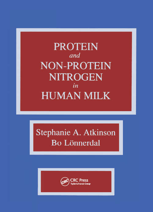 Book cover of Proteins and Non-protein Nitrogen in Human Milk