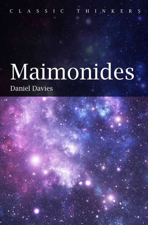 Book cover of Maimonides (Classic Thinkers)