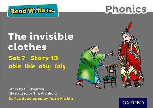 Book cover of Read Write Inc. Phonics, Grey Set 7, Storybook 13: The Invisible Clothes (PDF)