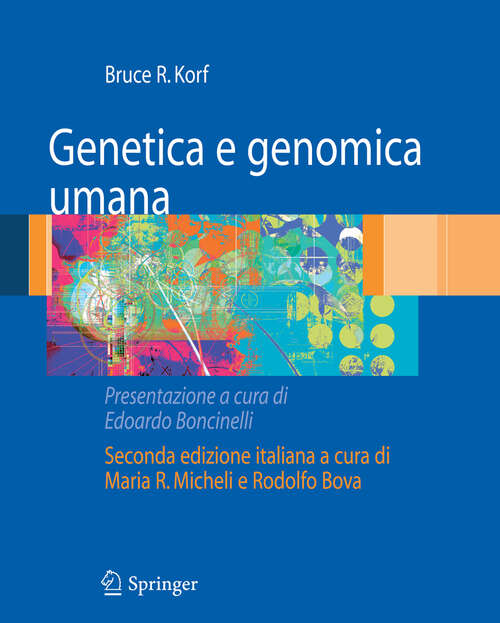 Book cover of Genetica e genomica umana (2a ed. 2009)