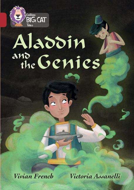 Book cover of Collins Big Cat, Band 14, Ruby: Aladdin and the Genies (PDF)