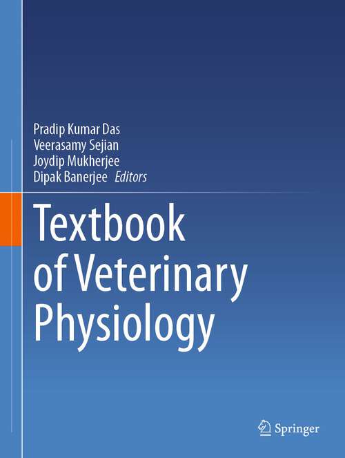 Book cover of Textbook of Veterinary Physiology (1st ed. 2023)